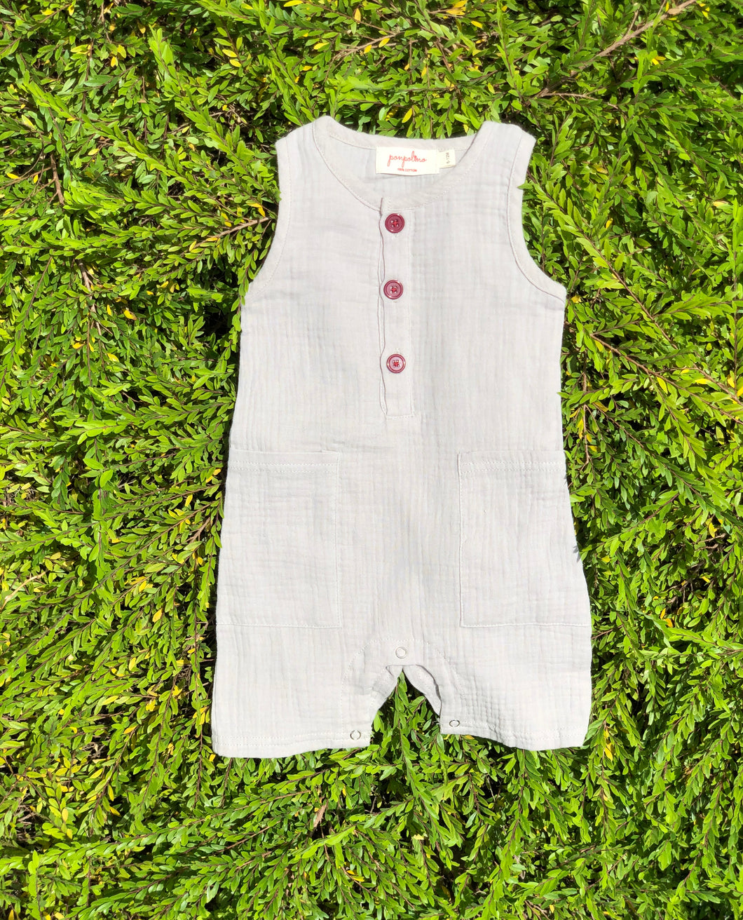 LARRY baby boy playsuit