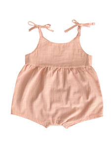 baby girl playsuit cloth pink