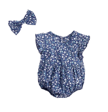 Load image into Gallery viewer, baby girl romper liberty flower singapore
