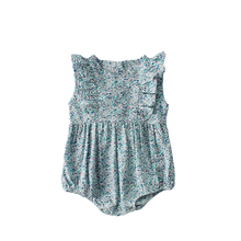 Load image into Gallery viewer, babygirl romper liberty flower singapore

